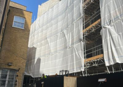 Image of building that Deep Group London provided SFS, scaffolding, Brickwork and Blockwork for.